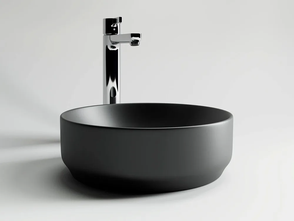 Накладная раковина Ceramicanova Element CN6007 черный матовый Sancos — официальный сайт
