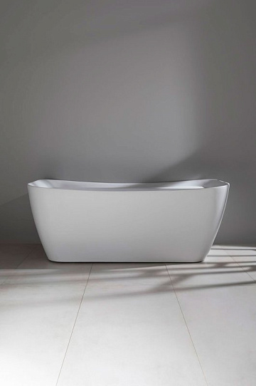 Отдельностоящая ванна Allen Brau Infinity 2 170x80 см, белая матовая, 2.21002.21