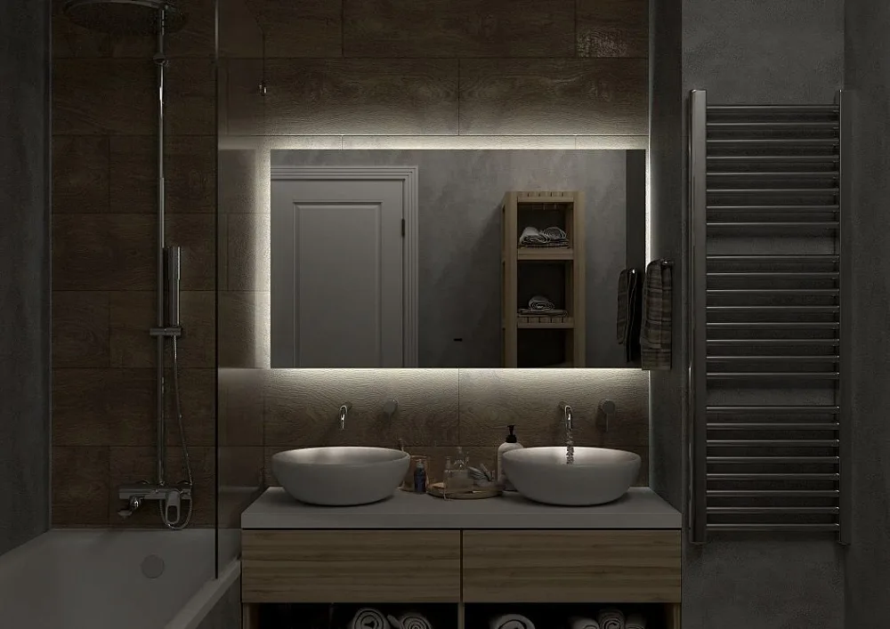 Зеркало Art&Max Perugia 120 с подсветкой Sancos — официальный сайт