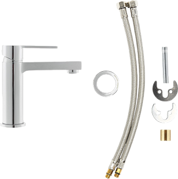 Комплект для ванной Paffoni Ringo KITRIN018CR071KING С ВНУТРЕННЕЙ ЧАСТЬЮ, верхний душ 30 см, хром