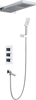 Душевой комплект Timo Petruma SX-5079/00SM, С ВНУТРЕННЕЙ ЧАСТЬЮ, хром