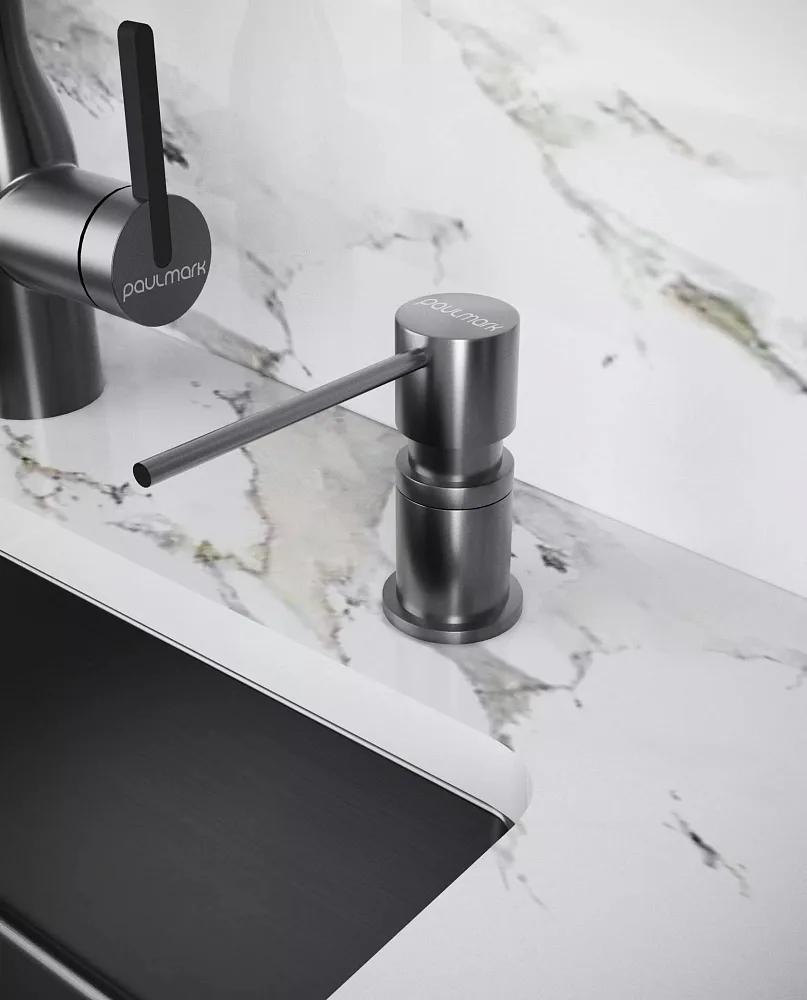 Дозатор для кухонной мойки,Paulmark Kraft D003-BR бронза Sancos — официальный сайт