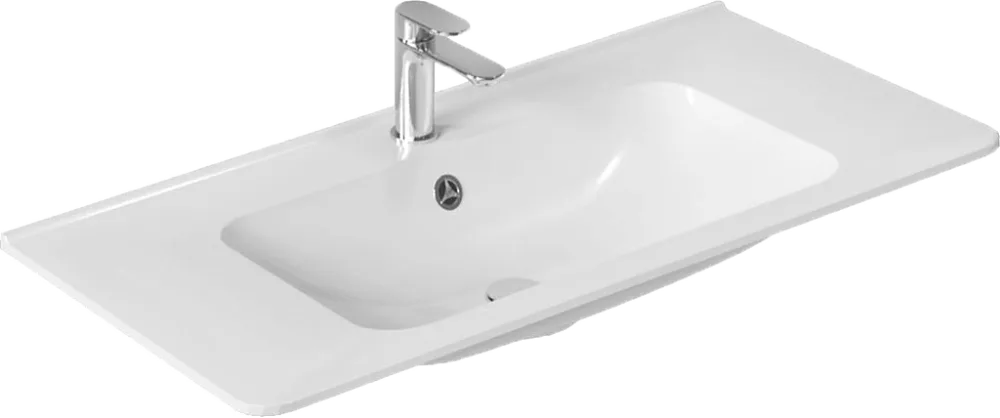 Мебельная раковина Vincea VCB-2VP100W 100 см Sancos — официальный сайт