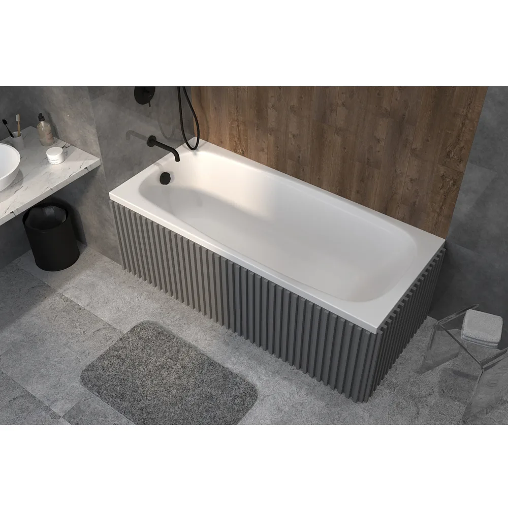 Акриловая ванна WHITECROSS Layla 170x75 см, пристенная, белая Sancos — официальный сайт
