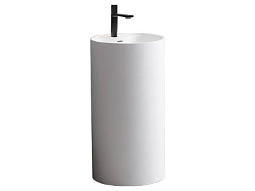 Раковина Uni-Flow Cilindro 1 FS503-450 Gloss White слив в стену