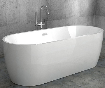 Акриловая ванна Abber 175x80 см, AB9219