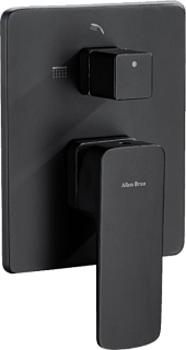 Встраиваемый смеситель для душа Allen Brau Infinity X2 5.21014-31 С ВНУТРЕННЕЙ ЧАСТЬЮ, чёрный