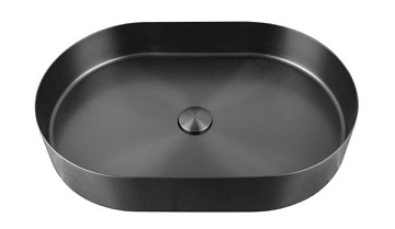 Накладная раковина AltroBagno Eterno 001026 MtGr оружейная сталь
