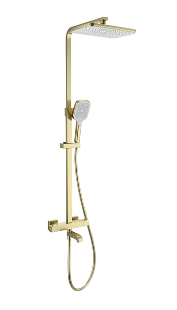 Душевая стойка Wonzon & Woghand STAY 3 WW-B3026-T1-BG, брашированное золото