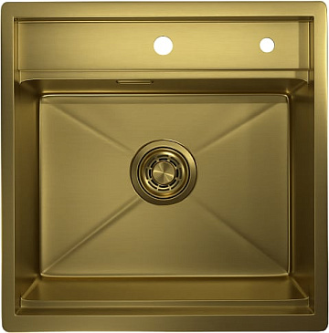 Мойка кухонная Granula Kitchen Space 5051, золото сатин