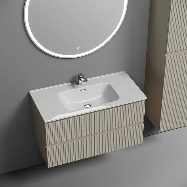 Тумба под раковину Sancos подвесная Snob T 90 Beige Soft SNT90CE Sancos — Оригинал