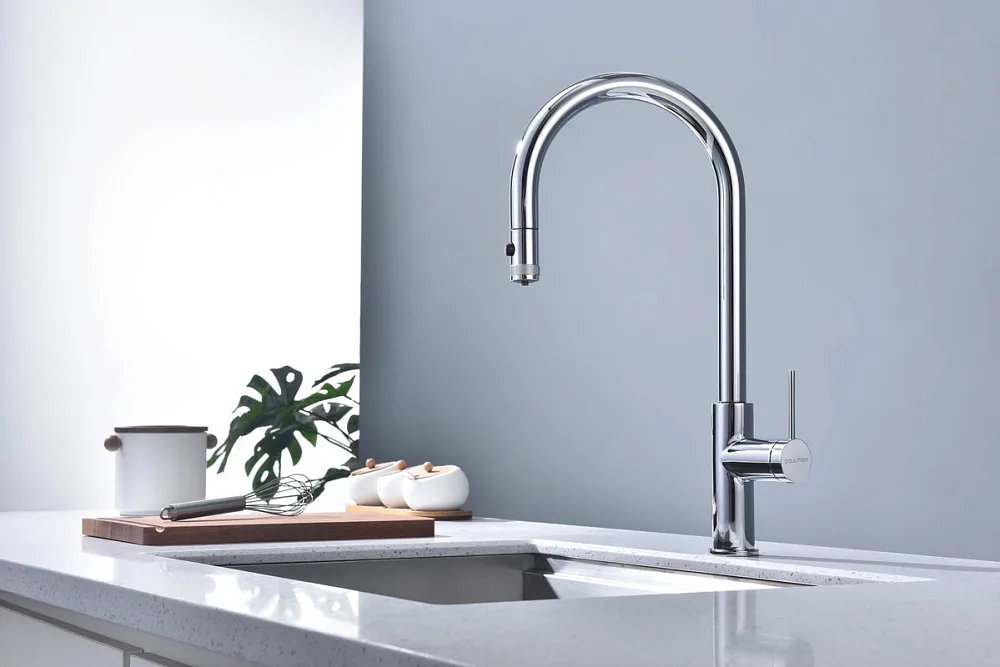 Смеситель для кухни Paulmark Galant Ga213077-CR хром Sancos — официальный сайт