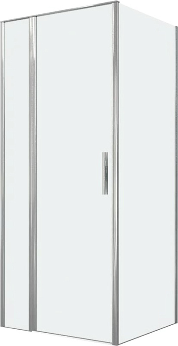 Душевой уголок Allen Brau Priority 90x90, профиль хром, стекло прозрачное
