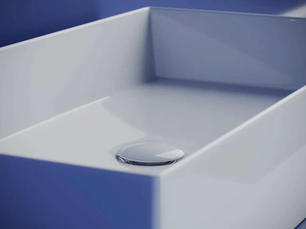 Накладная раковина Ceramicanova Element CN6071 белая глянцевая Sancos — официальный сайт