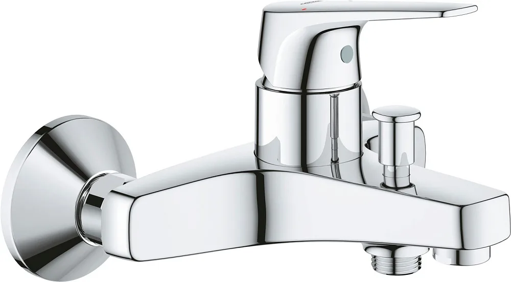 Смеситель для ванны с душем Grohe BauFlow 23601000 Sancos — официальный сайт
