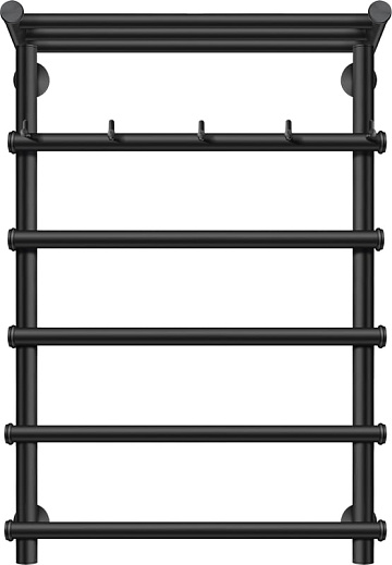 Полотенцесушитель электрический Secado Турин 1 КСП 80x60, черный, R