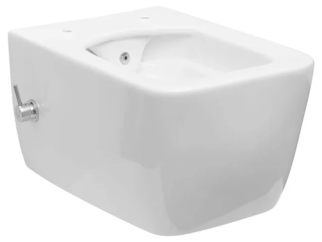 Чаша для унитаза подвесного Allen Brau Liberty 4.33009.20 с биде, белый Sancos — Оригинал