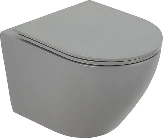 Крышка-сиденье BelBagno Colorato BB062SC-GR матовая серая Sancos — Оригинал