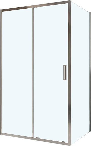 Душевой уголок BelBagno Luce AH-1-110/100-C-Cr профиль хром, стекло прозрачное