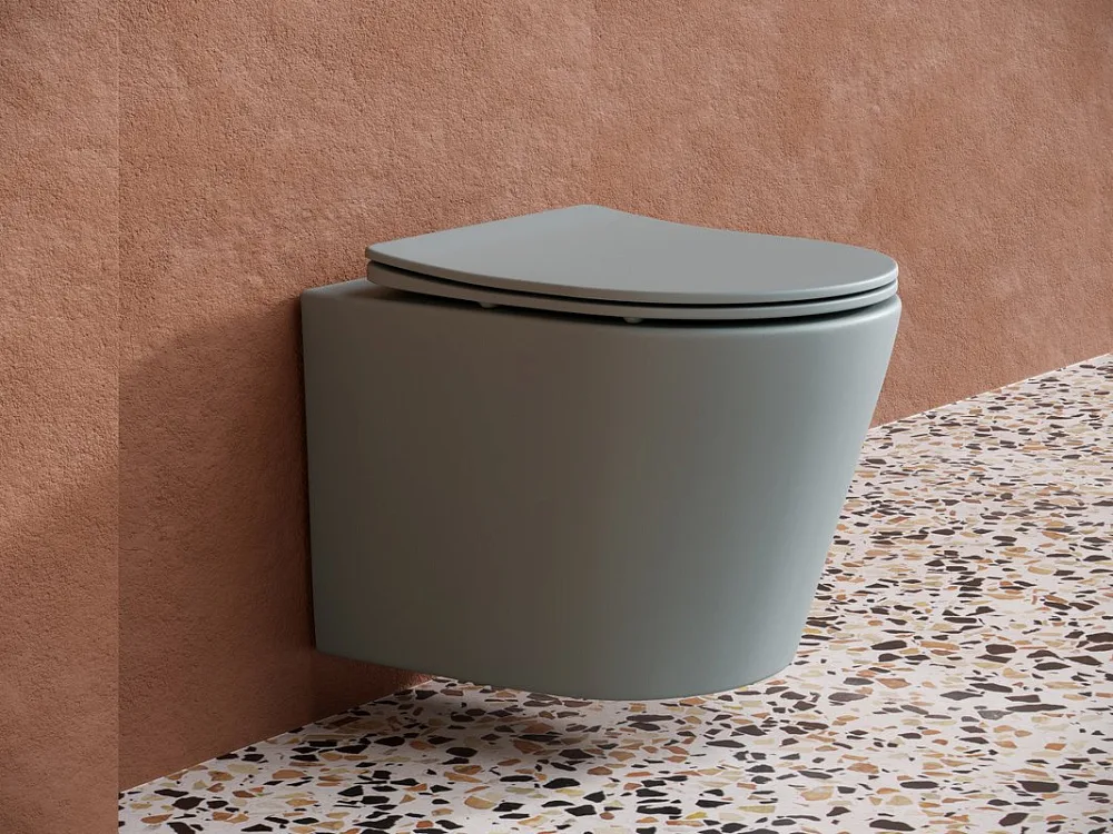 Унитаз подвесной Ceramicanova Balearica Rimless CN6000MH Sancos — официальный сайт