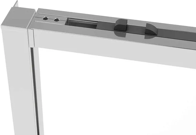 Душевой уголок Vincea Slim Soft VSR-1SS1015CL 150x100, профиль хром, стекло прозрачное Sancos — Оригинал