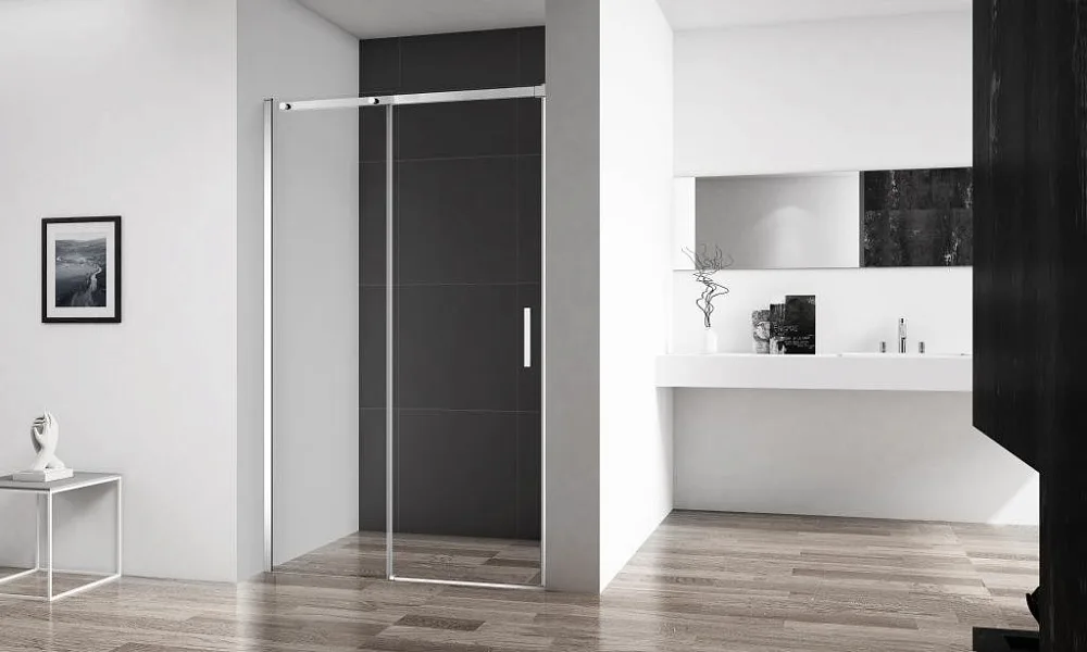 Душевая дверь в нишу BelBagno Acqua -BF-1-150-C-Cr профиль хром Sancos — официальный сайт