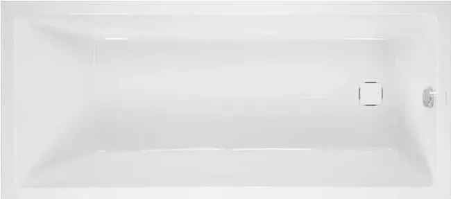 Акриловая ванна Vagnerplast Cavallo VPBA157CAV2X-04 без опоры 150x70 см, пристенная, ультрабелая Sancos — Оригинал