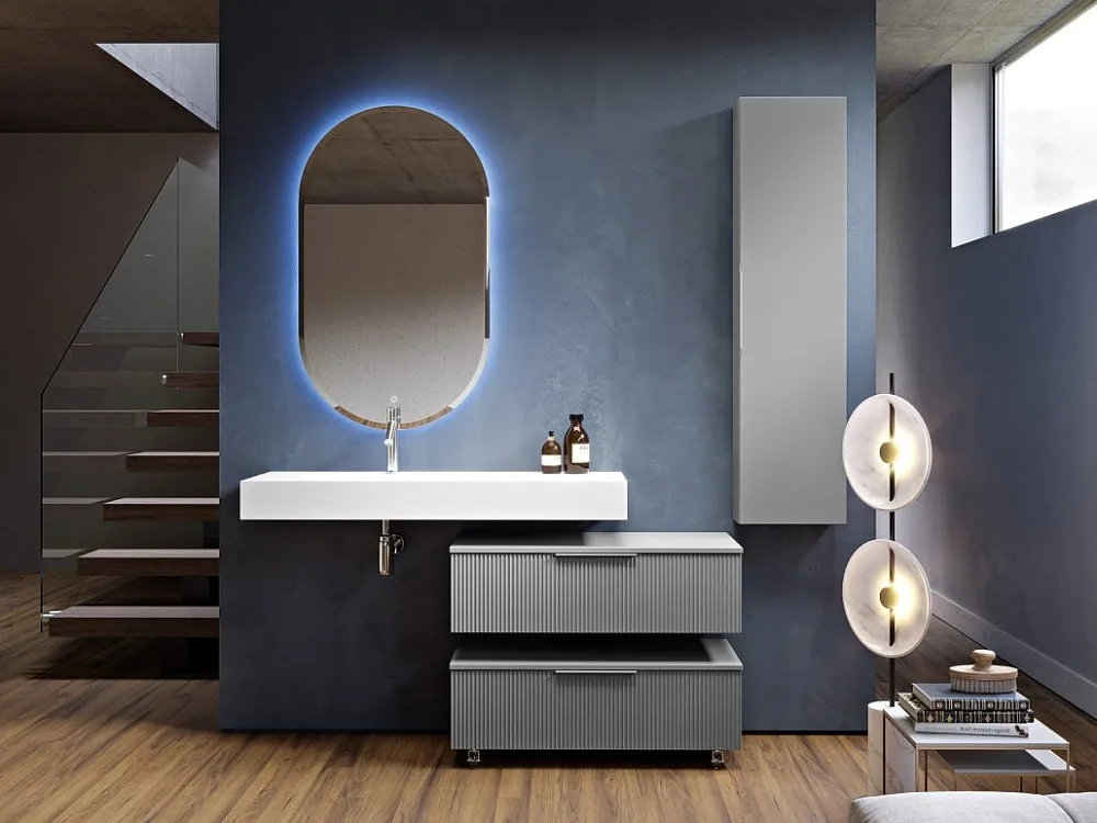 Зеркало Cezares 65x110 с подсветкой Sancos — официальный сайт