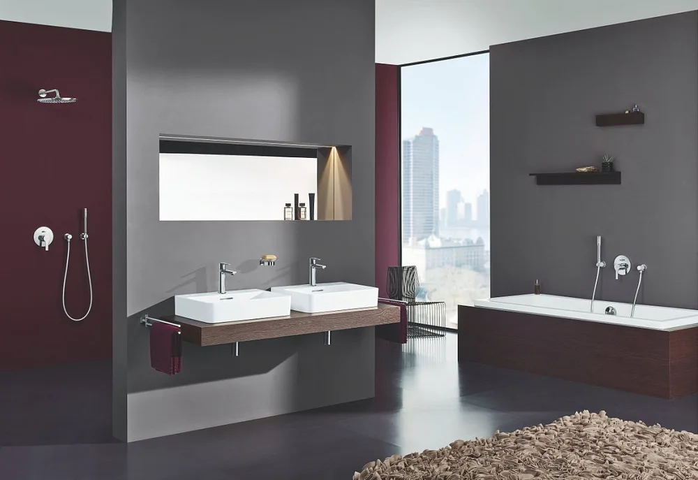 Смеситель для раковины Grohe Lineare New 32114001 Sancos — официальный сайт