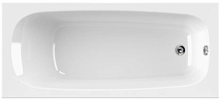 Акриловая ванна Cezares Eco 170-75-41-W37 без опоры 170x75 см, пристенная, белая
