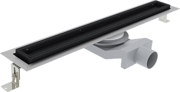 Душевой трап (лоток) Plumberia Selection PST In-Tile 100 см, черный матовый