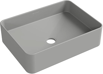 Накладная раковина Aqueduto Espiral ESP0430 50 см серая матовая
