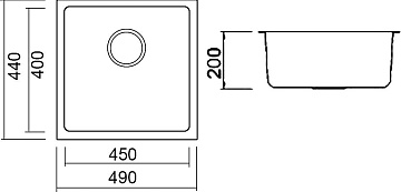 Мойка кухонная Seaman Eco Roma SMR-4944A