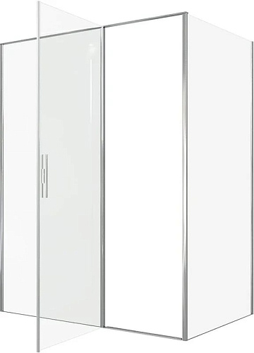 Душевой уголок Allen Brau Priority 160x100, профиль хром, стекло прозрачное