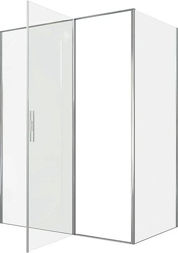Душевой уголок Allen Brau Priority 160x90, профиль хром, стекло прозрачное