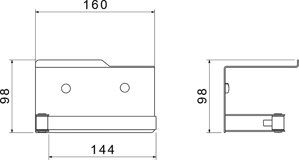 Держатель туалетной бумаги AQUATEK Либра AQ4929MB с полкой для телефона, матовый черный Sancos — официальный сайт