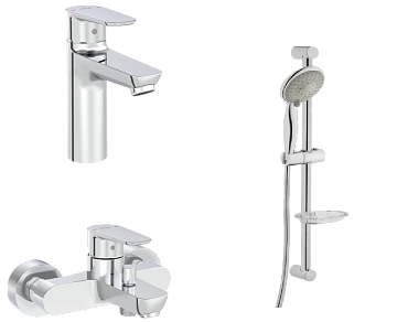 Комплект для ванной VitrA A42301EXP, хром
