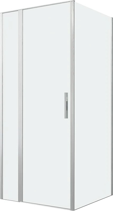Душевой уголок Allen Brau Priority 90x90, профиль серебро браш, стекло прозрачное