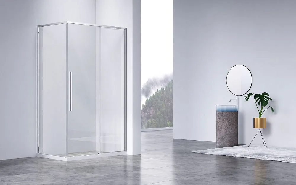 Душевой уголок Vincea Slim-N VSR-4SN9014CL 140х90 см, профиль хром Sancos — официальный сайт