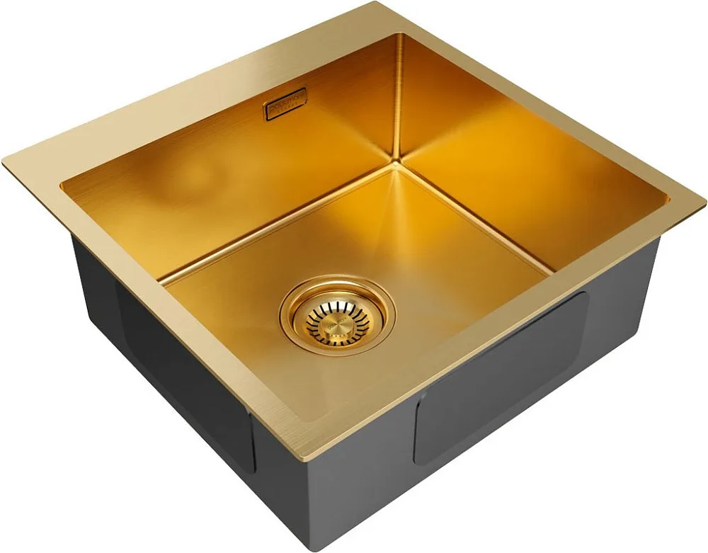 Мойка кухонная Paulmark Velten PM905151-BG золото Sancos — официальный сайт