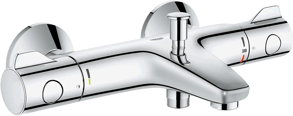 Термостатический смеситель Grohe Grohtherm 800 34567000, + средство для металлических поверхностей G Sancos — официальный сайт