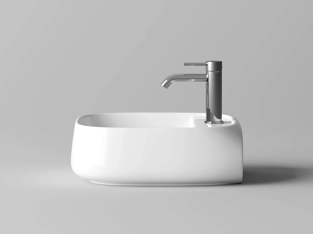 Подвесная раковина для ванной комнаты Ceramicanova Fonte CN5052, белый Sancos — официальный сайт