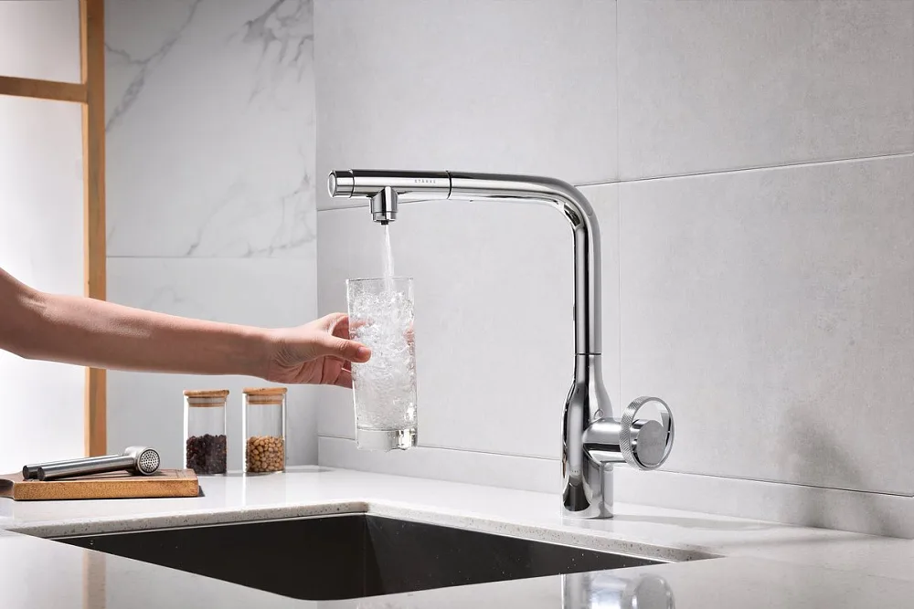 Смеситель для кухни Paulmark Urban Ur213104-CR хром Sancos — официальный сайт