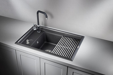 Мойка кухонная Granula Kitchen Space 7305, шварц