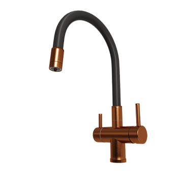 Смеситель для кухни Emar PVD ЕС - 3015 PVD Coppery