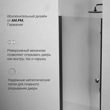 Душевая дверь в нишу AM.PM Sunny W87G-80-1P-BT 80 см