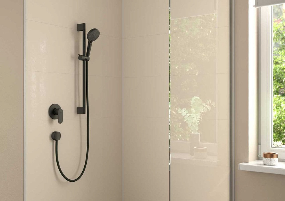 Встраиваемый смеситель Hansgrohe Vernis Blend 71649670, матовый черный