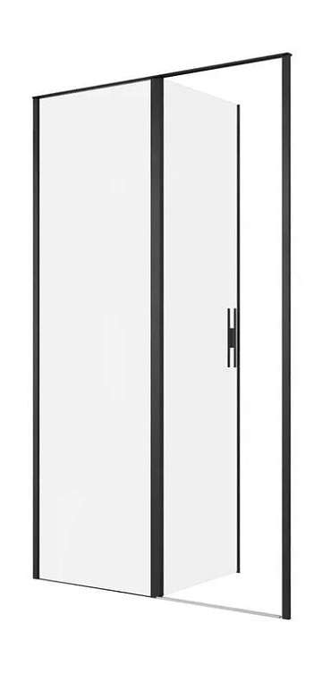 Душевая дверь в нишу Allen Brau Priority 3.31033.BBA 120 см, профиль черный браш, стекло прозрачное 