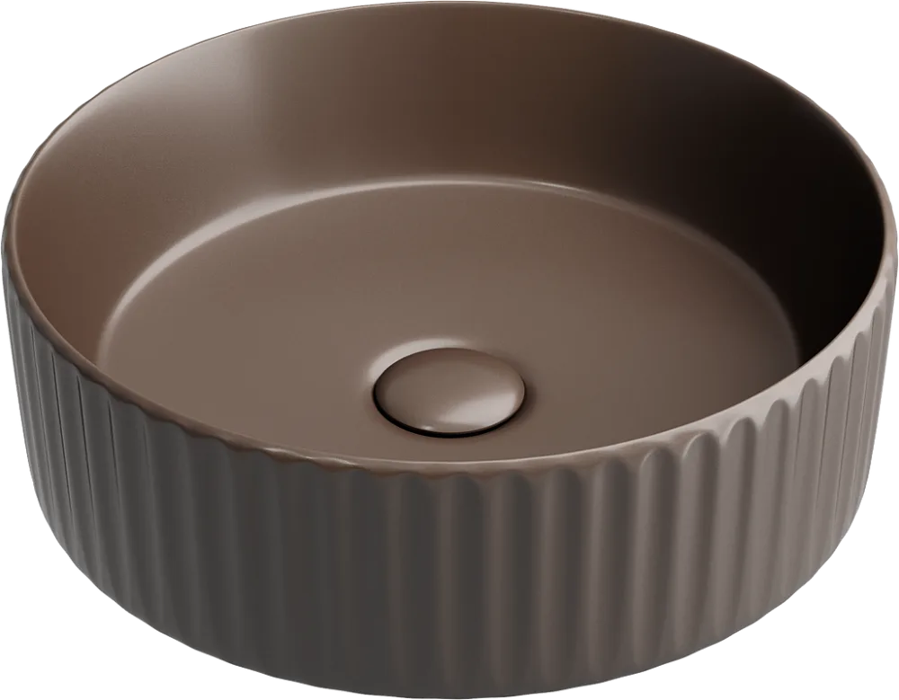Накладная раковина Ceramicanova Element CN6057MDB темно-коричневый матовая Sancos — официальный сайт