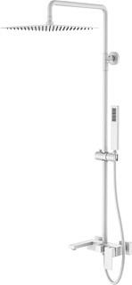 Душевая стойка Boheme Qubic 478-MW, matt white